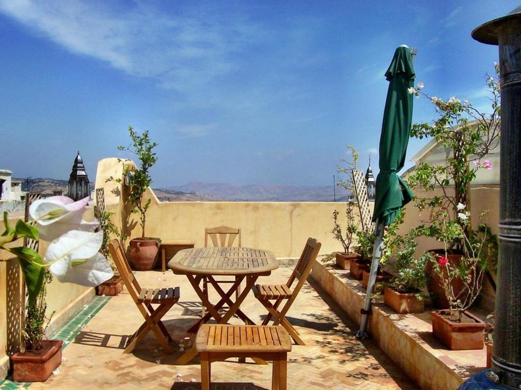 Riad Noujoum Medina Fez Szoba fotó